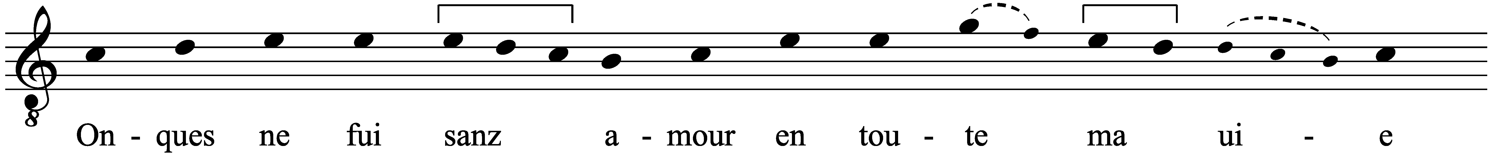 Work musical notation